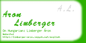 aron limberger business card
